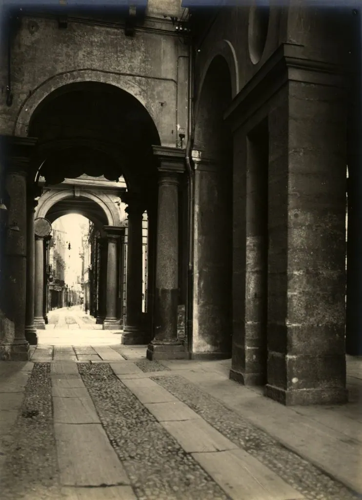 Immagine storica di via Conte Verde