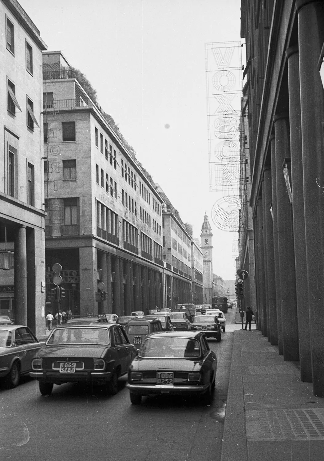 Via Roma in historical Turin